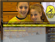 Tablet Screenshot of donargym.nl